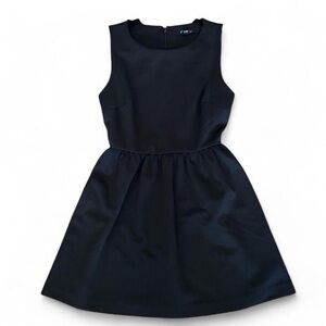 Forever 21 Black A Line Neoprene Skater mini Dress